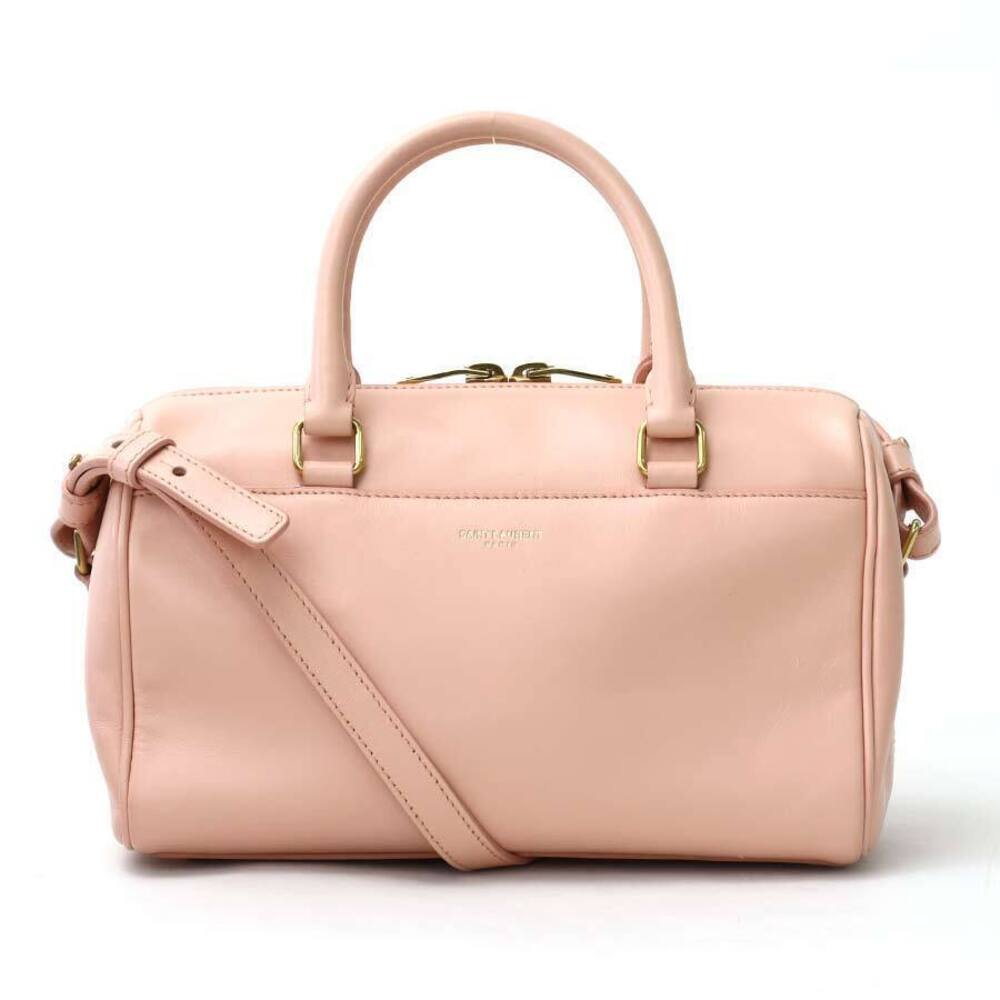 Saint Laurent handbag Crossbody bag Baby Duffle leather pink